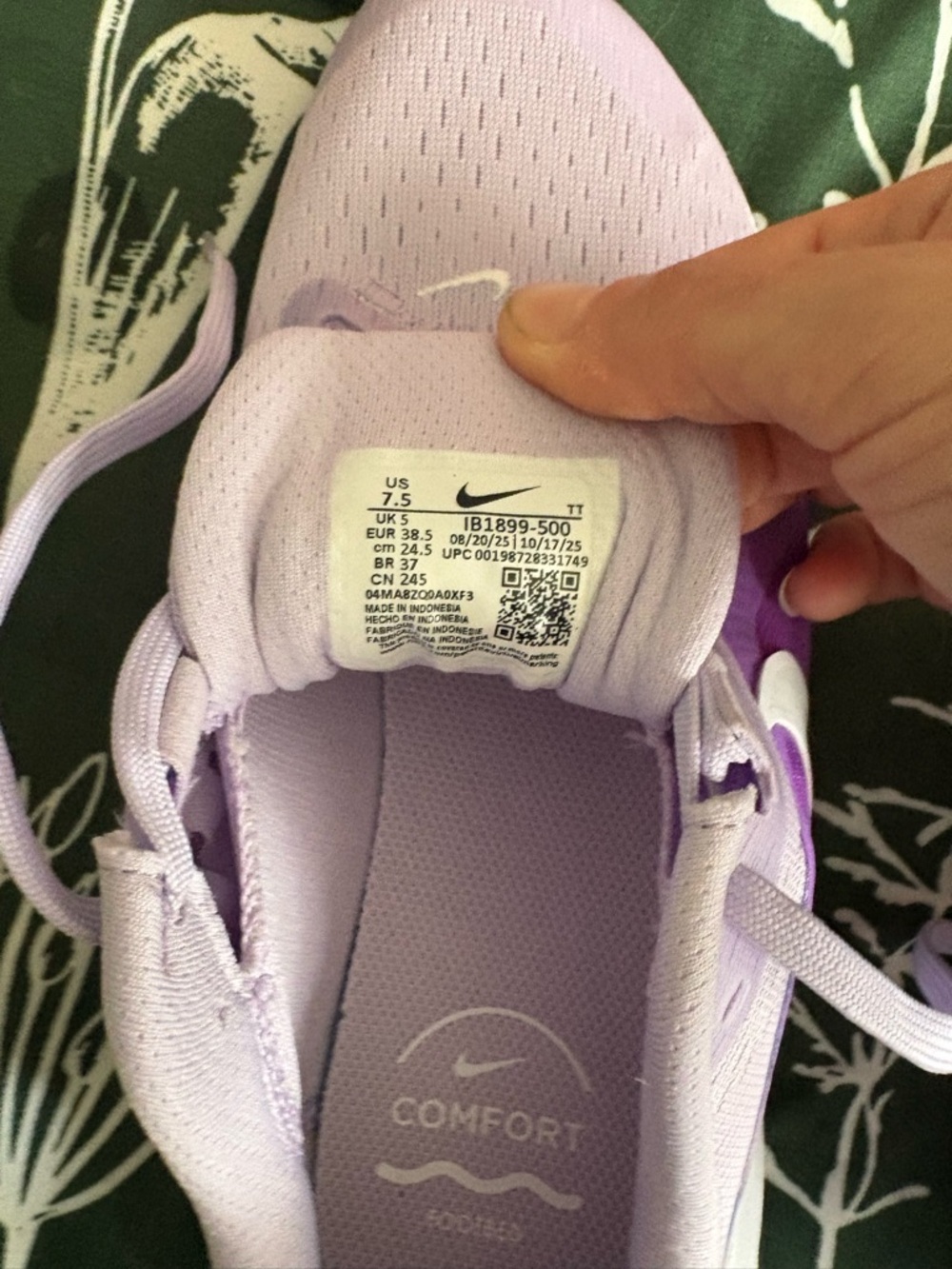 Nike Downshifter 14 Women’s Purple Running Sneakers - New With Tags!!! - Picture 5 of 5